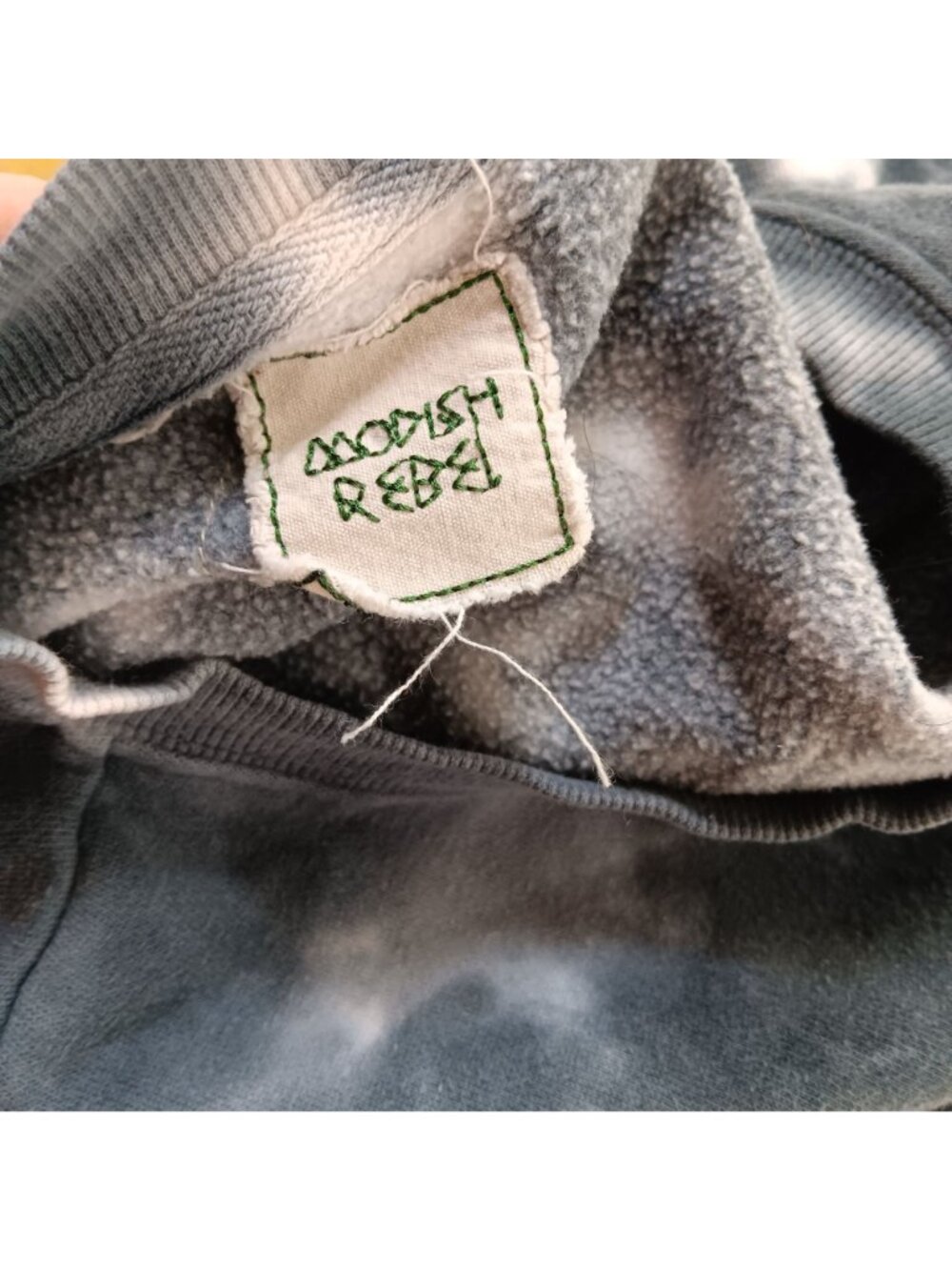 Crewneck Sweat Top Buckle Rock Roll Tie-Dye Sweatshirt Crewneck XS Modish Rebel - Picture 5 of 6